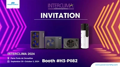 Pameran INTERCIMA 2024 di Prancis - Power World Heat Pump Mengundang Anda